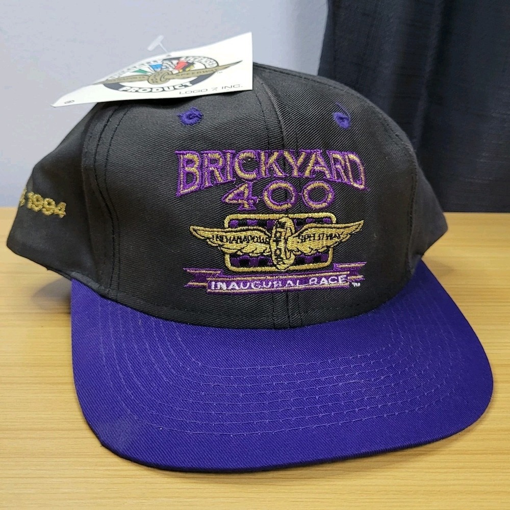 Vintage Brickyard 400 Snapback Cap Hat Inaugural Race 1994 New With‎ Tags Logo 7